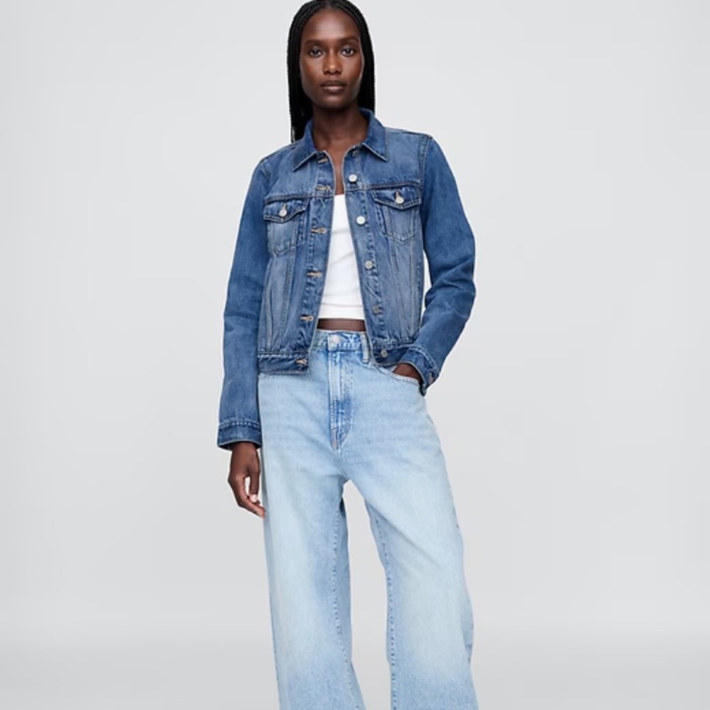GAP 1969 NINETEEN SIXTY-NINE Women Fitted Denim Jacket | M
